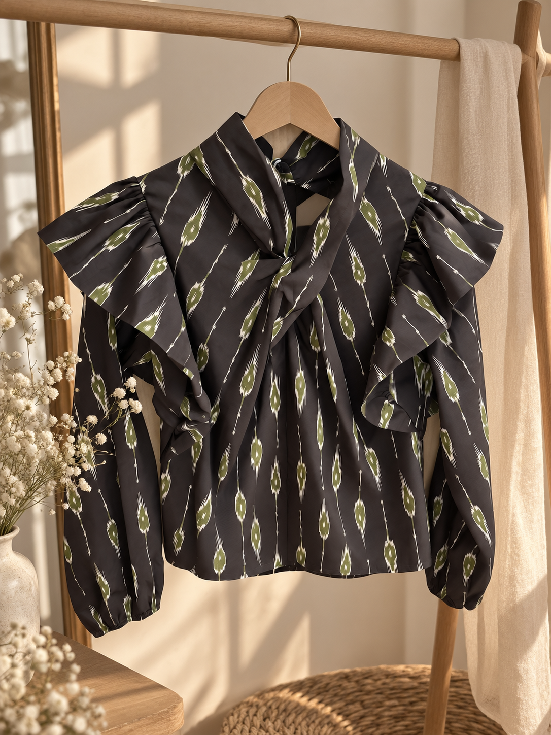 Blusa Ikat Marron